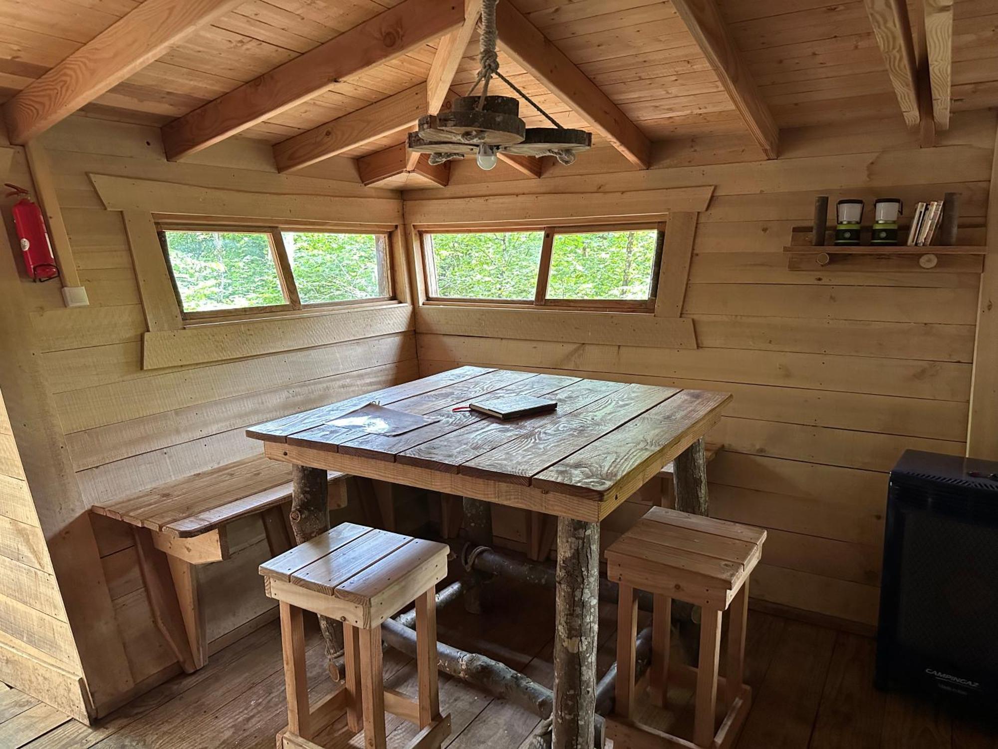 Les Ecolodges De L'Orbiere Force Exterior foto
